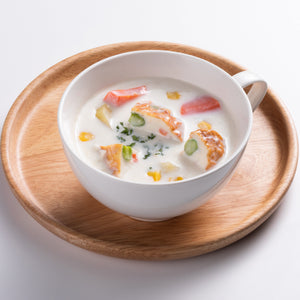 Soy milk cream soup